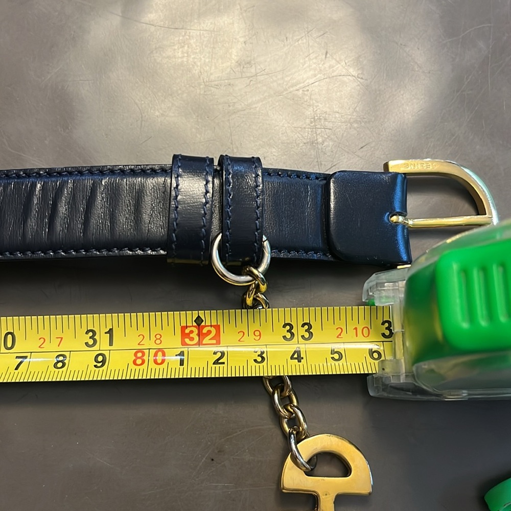 CELINE ITALIAN LEATHER BELT EUC - Picture 10 of 10